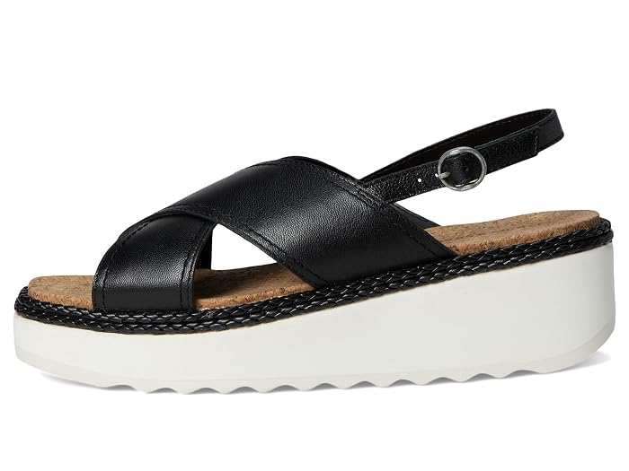 Lucky Brand Pebina Cross Band Wedge Sandals