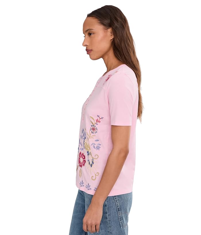 Johnny Was Short Sleeve Seamed Tee - Karissa - Image 3