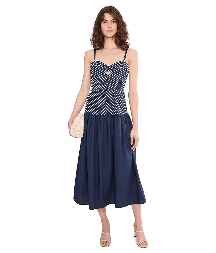 Adrianna Papell Drop Waist Midi Dress - Image 2