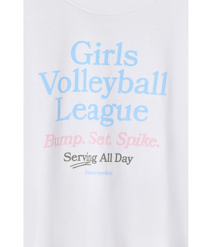 abercrombie kids Volleyball League Oversized Tee (Big Kids) - Image 3