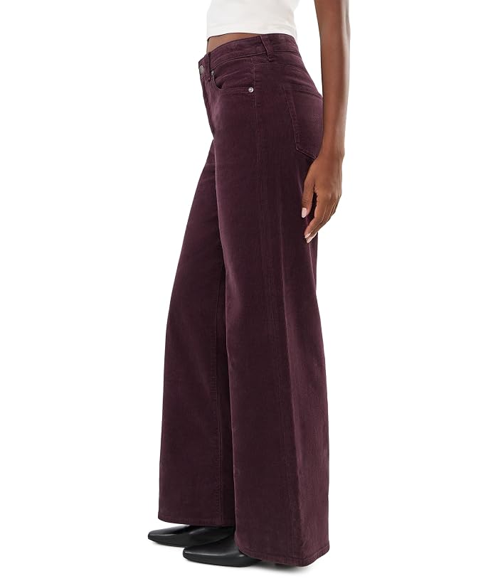 AG Jeans Saige Wide Leg Mid-Rise Fit Corduroy Pants - Image 3