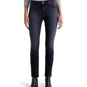AG Jeans Mari Mid Rise Slim Straight Jean In Glitch