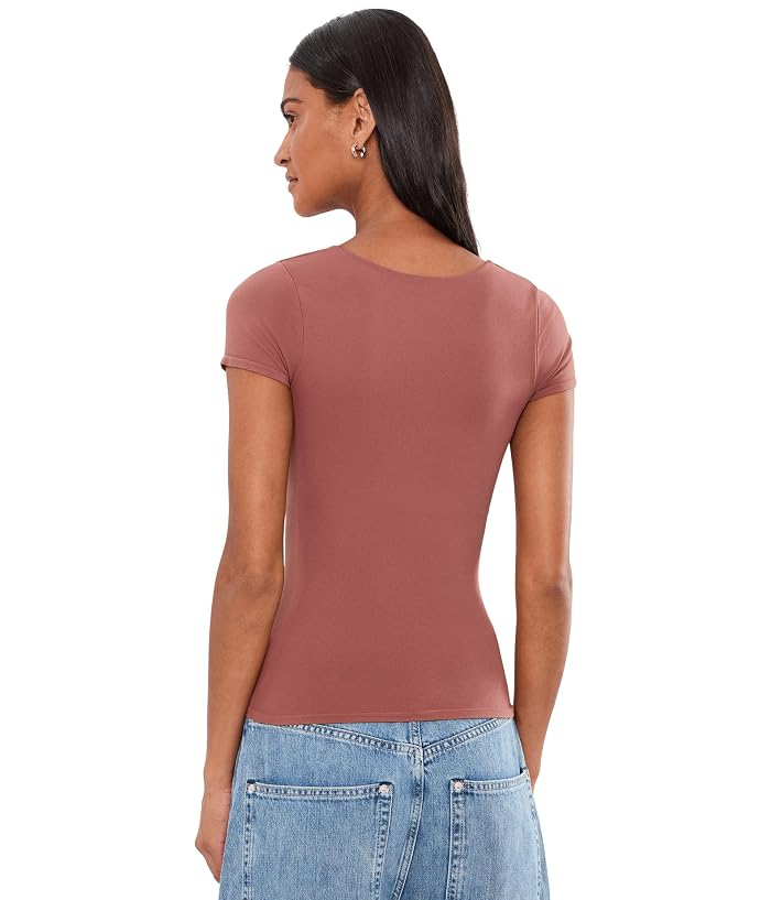 Free People Clean Lines Sunfade Baby Tee - Image 4