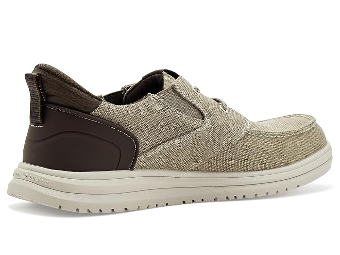 Nunn Bush Brew City Easy On And Off Moccasin Toe Hands Free Oxford Organic Canvas Lace-Up - Image 3