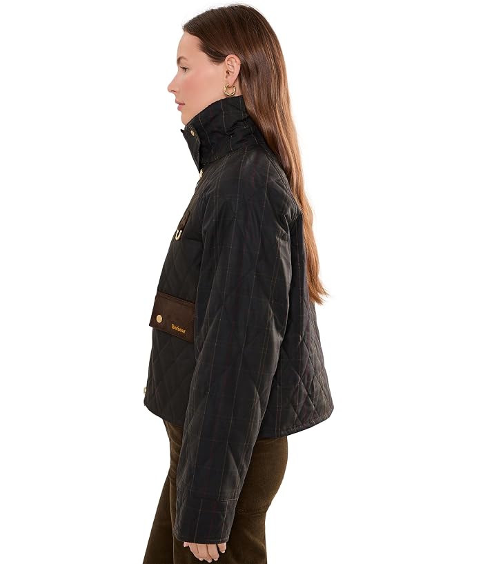 Barbour Tartan Reimagined Icons Tartan Quilted Spey Wax Jacket - Image 3