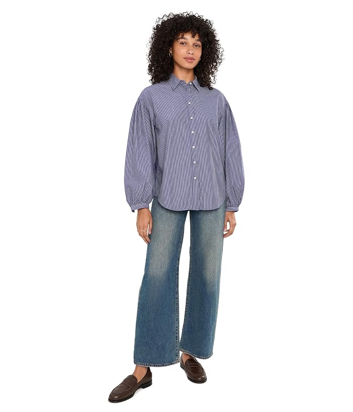 Faherty Coastal Poplin Suki Blouse - Image 2