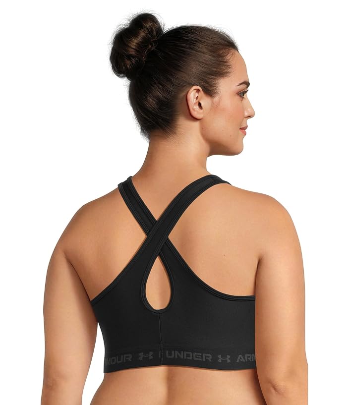 Under Armour Plus Size Crossback Mid Impact Bra - Image 3