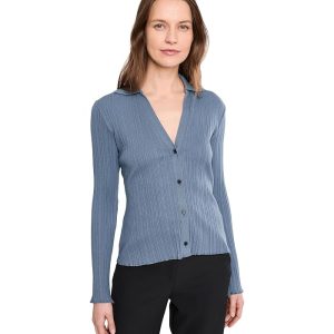 Vince Variegated Rib Polo