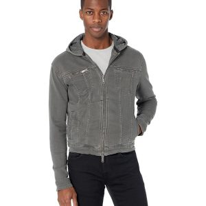 John Varvatos SCOTT HOODED JEAN JACKET