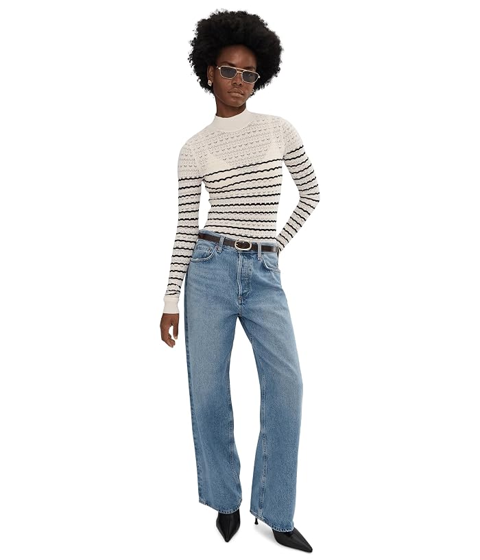 Sanctuary Forever Striped Mock Neck - Image 2