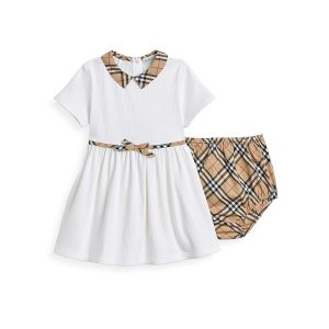 Burberry Kids Orla Check Dress (Infant)
