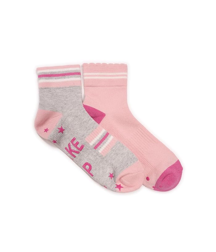MUK LUKS Studio Socks - Quarter Crew Compression 2-Pack - Image 3