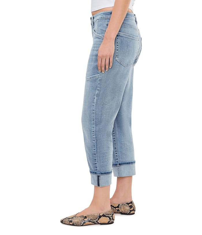 Liverpool Los Angeles 28" Marley Mid-Rise Cropped Girlfriend Jeans Cuffed - Image 3