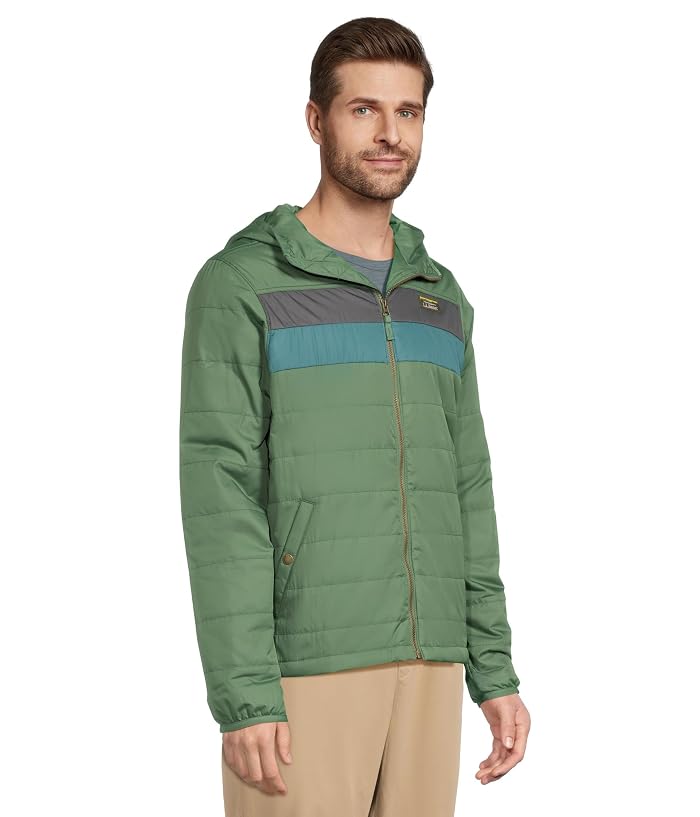 L.L.Bean Mountain Classic Puffer Hooded Jacket Color-Block Regular - Image 2