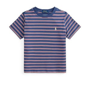 Polo Ralph Lauren Kids Striped Cotton Jersey Tee (Toddler/Little Kid)