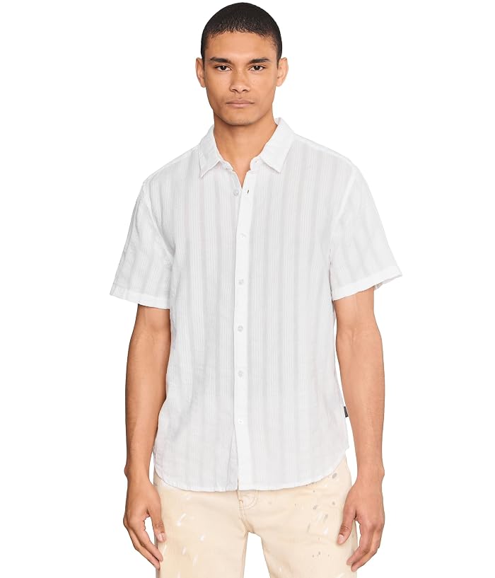 John Varvatos Carson Short Sleeve Front Placket Shirt W992f26