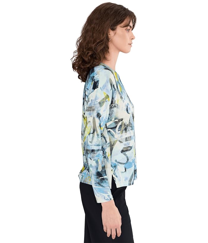Elliott Lauren Collage - Long Sleeve Crew Neck Printed Top - Image 3