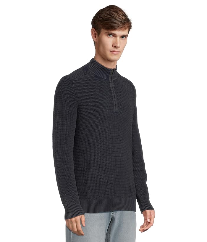 L.L.Bean Textured Washed Cotton Sweaters 1/4 zip - Image 2