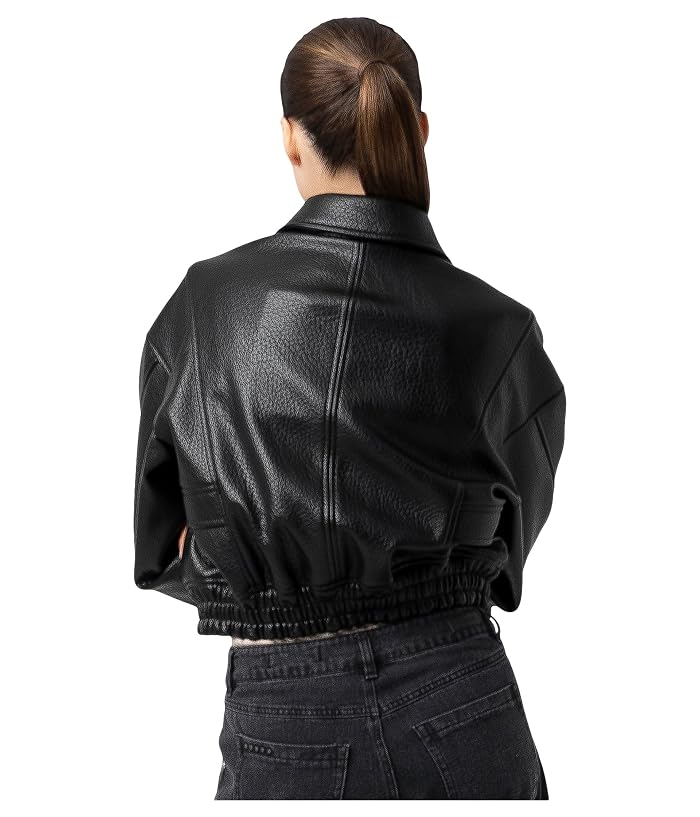 Blank NYC Epic Moment Leather Bomber Jacket - Image 3