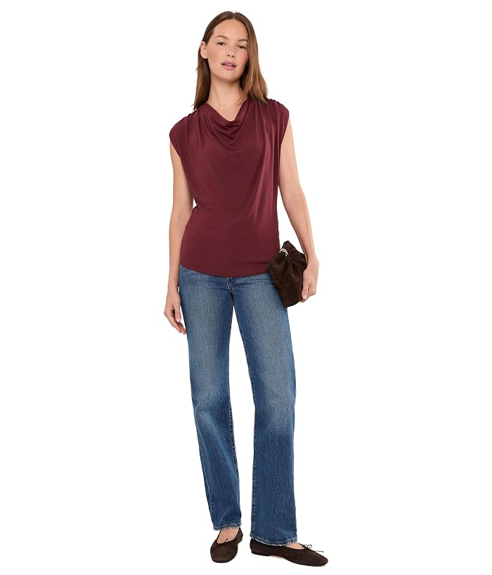 Vince Sleeveless Draped Cowl Neck Top - Image 2