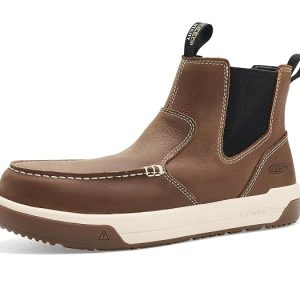 KEEN Utility Gibson Chelsea Work Boots (Carbon Toe)