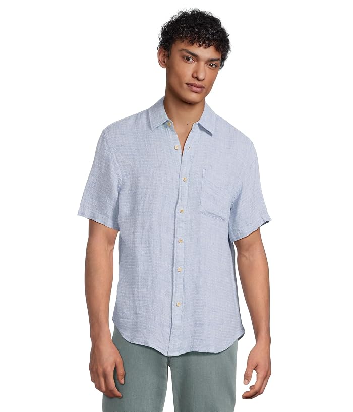 Faherty Short Sleeve Palma Linen Shirt