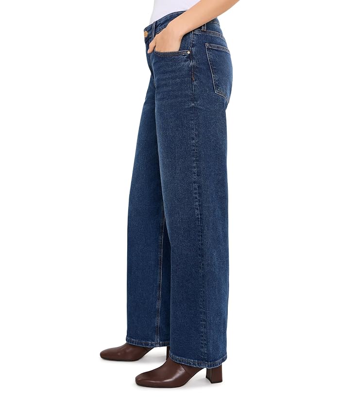 KUT from the Kloth Selena Baggy Low Rise Straight Leg Clean Hem in Gracefully/Dark Base Wash - Image 3