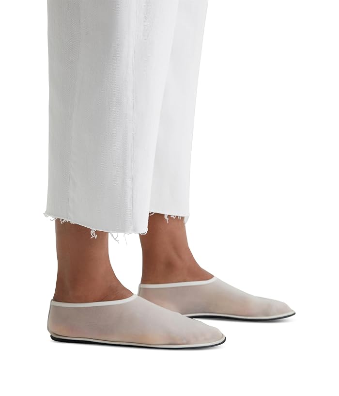 AG Jeans Hattie High-Rise Crop Barrel in Gallery White - Image 4
