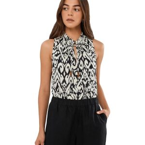 Vince Camuto Flowy Shell with Front Slit