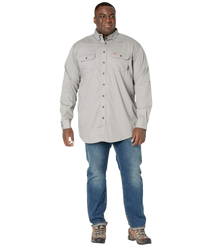 Ariat Work Big & Tall FR Solid Long Sleeve Work Shirt - Image 4