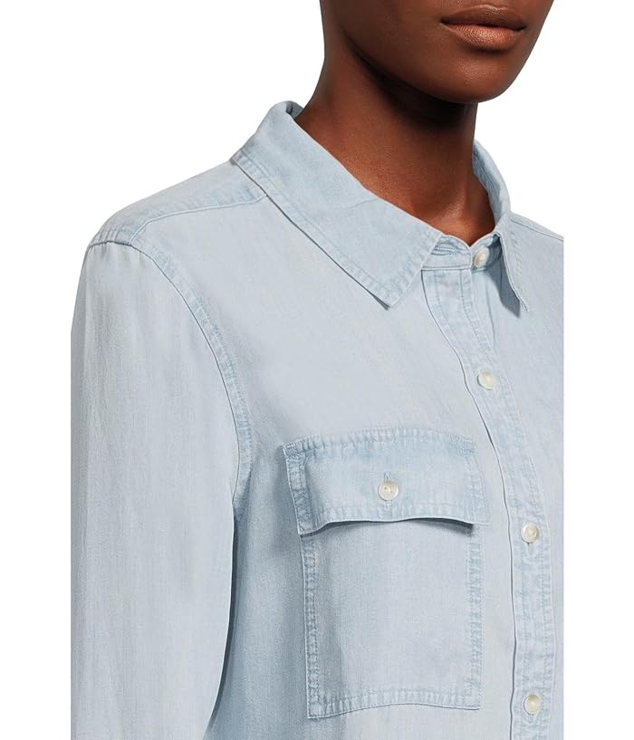L.L.Bean Soft Washed Tencel Utility Shirt - Image 4