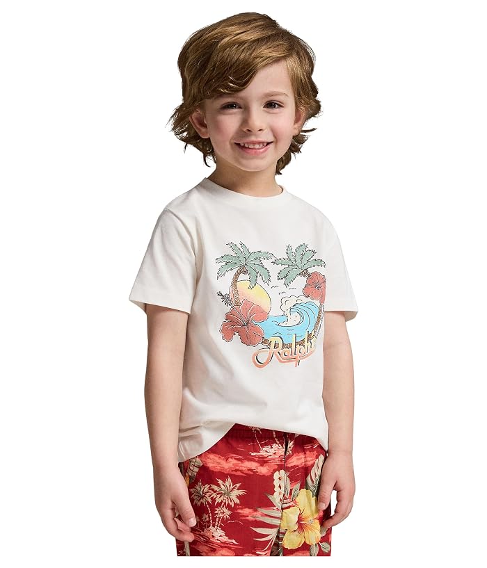 Polo Ralph Lauren Kids Cotton Jersey Graphic Tee (Toddler/Little Kid) - Image 4