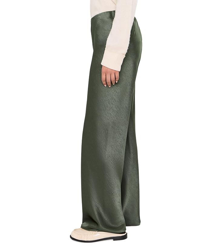 Vince High-Waist Fluid Satin Bias Pants - Image 3