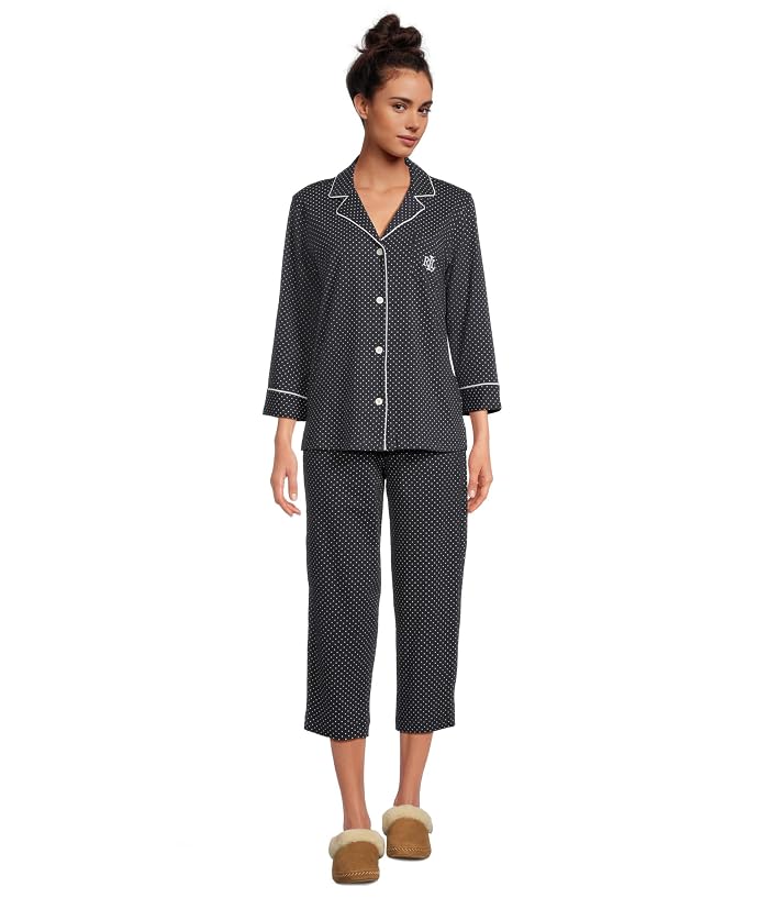 Lauren Ralph Lauren Essentials Bingham Knits Capri PJ Set