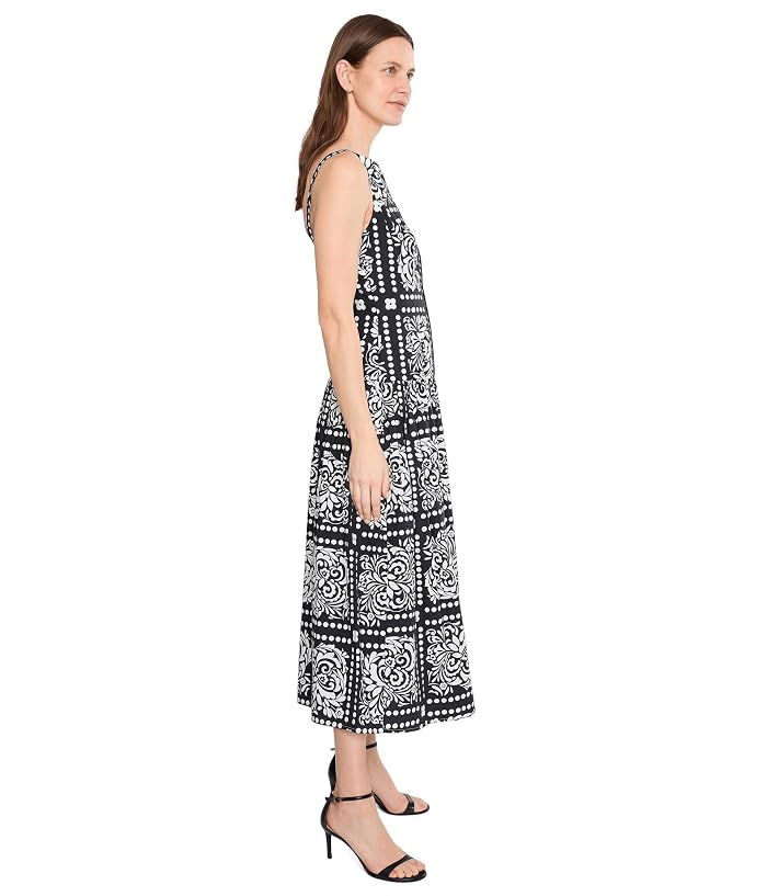 Adrianna Papell Drop Waist Midi Dress - Image 3