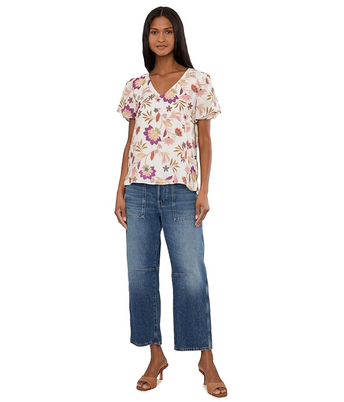 Vince Camuto Crew Neck With Ruffle Seam - Image 2