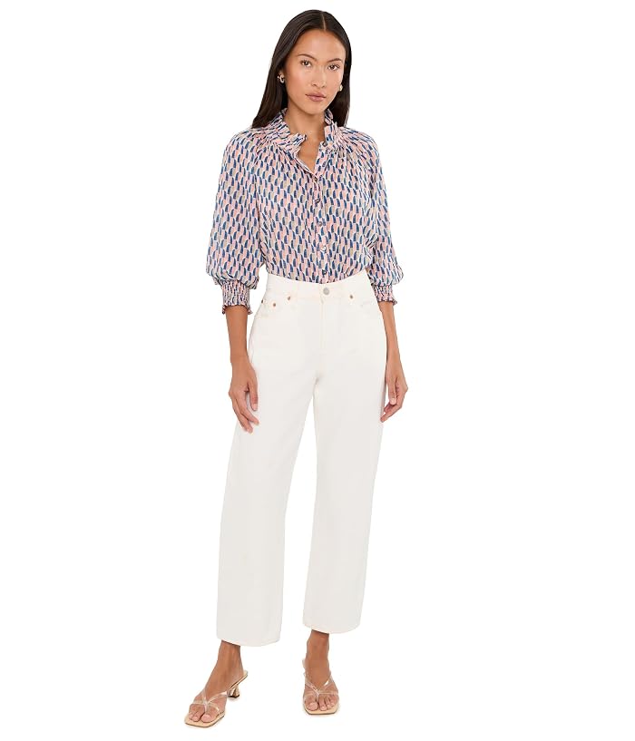 NIC+ZOE Petite Sideways Cotton Crinkle Shirt - Image 2