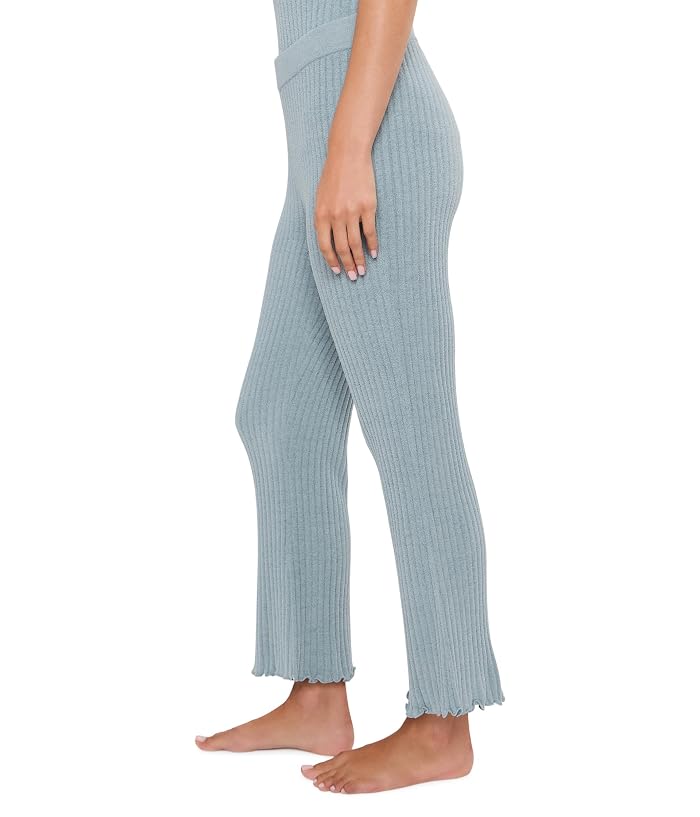 Barefoot Dreams CozyChic Ultra Lite® Petal Edge Rib Kick Flare Ankle Pants - Image 3