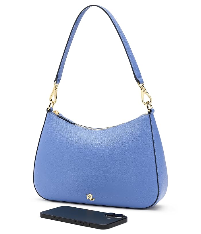 Lauren Ralph Lauren Crosshatch Leather Medium Danni Bag - Image 3
