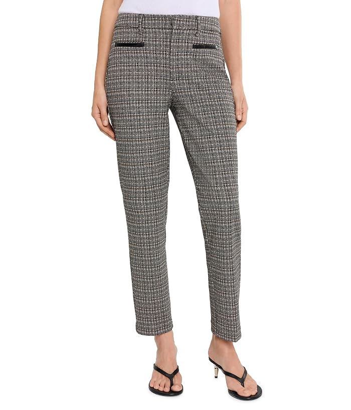 Liverpool Los Angeles Mid-Rise Trousers w/ Faux Leather Trim