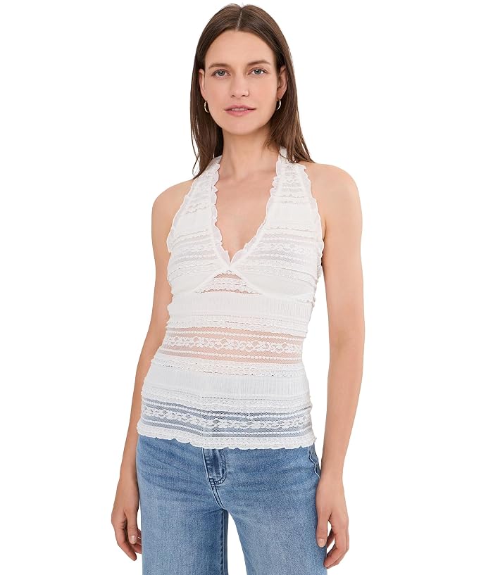 Free People Flirty Frills Halter