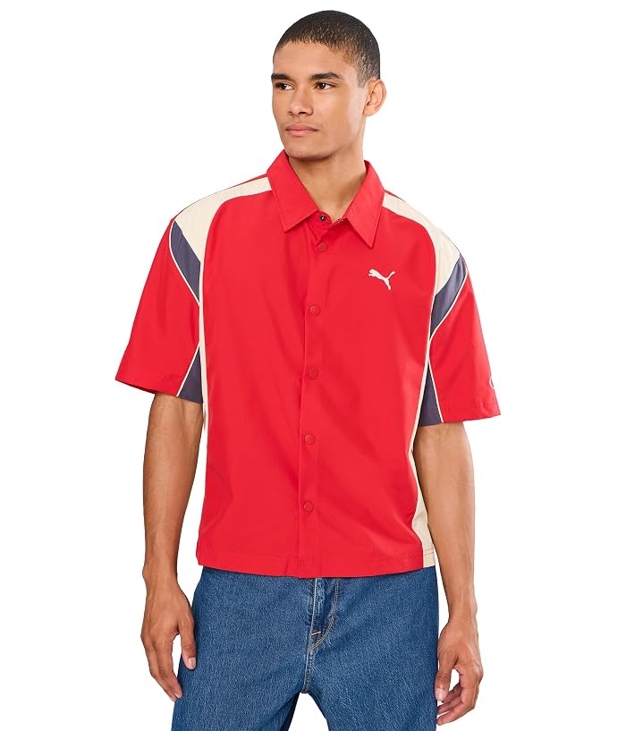 PUMA Future Archive Boxy Woven Moto Shirt