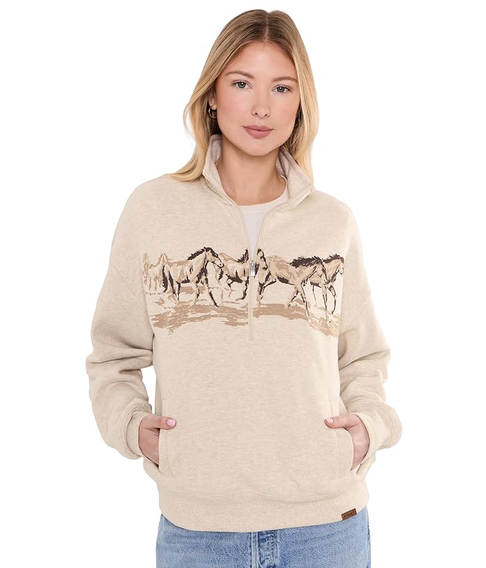 Ariat Running Wild 1/2 Zip Sweatshirt