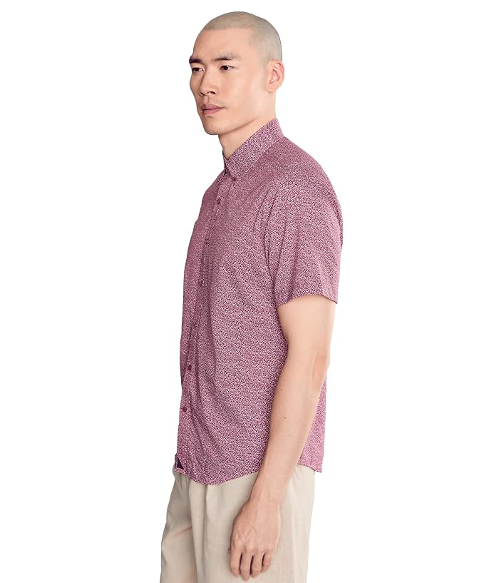UNTUCKit Short Sleeve Halloway Performance Printed Shirt - Image 3