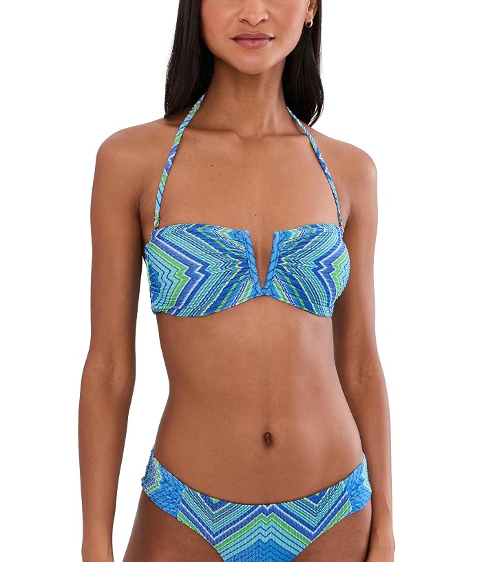 BECCA Summer Sunrise Brinley Shirred Bandeau Top
