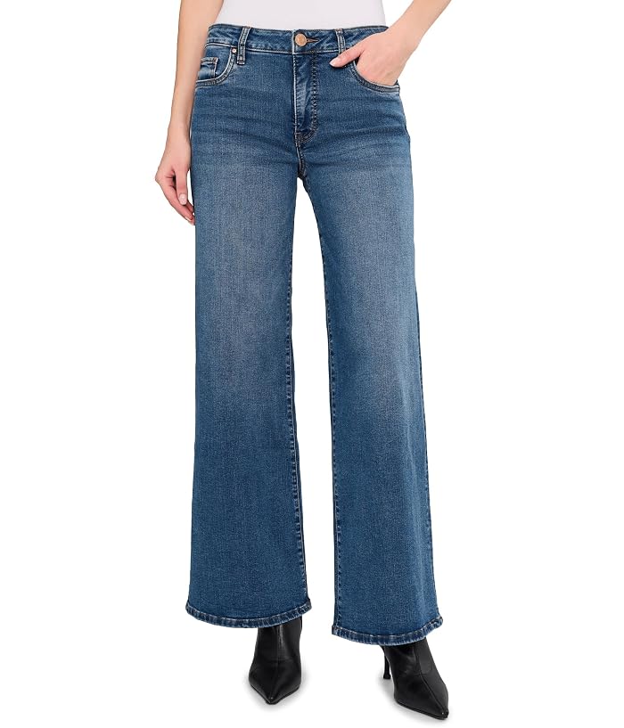 KUT from the Kloth Maya High-Rise Fab Ab Wide Legs Regular Hem in Generous