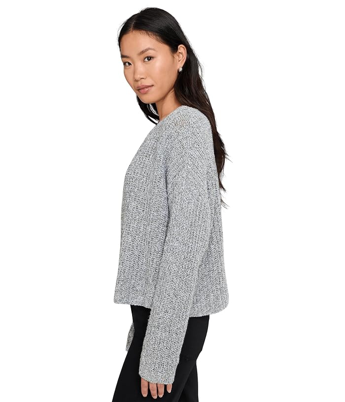 Eileen Fisher Peruvian Cotton Cloud Twist Crew Neck Sweater - Image 3