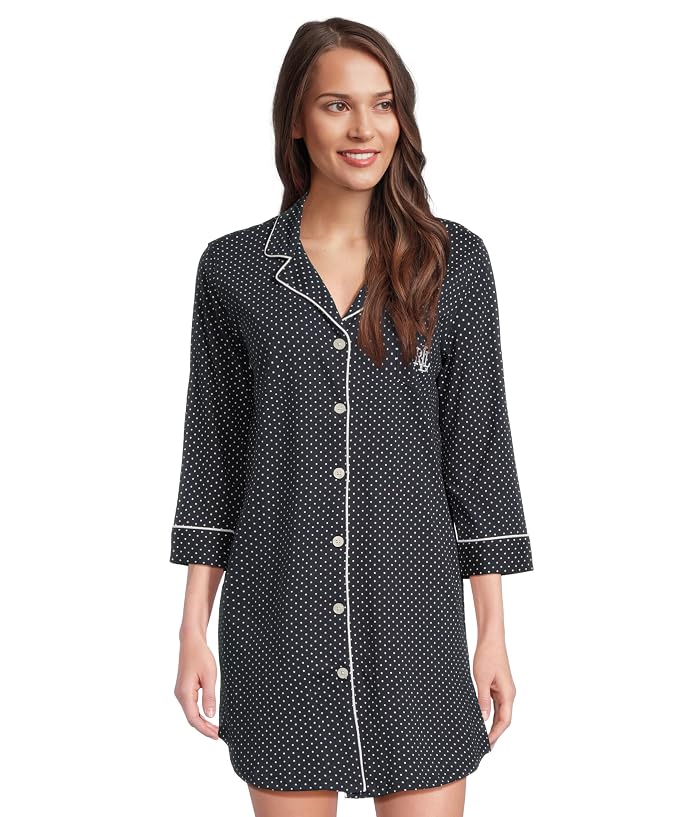 Lauren Ralph Lauren Essentials Bingham Knits Sleep Shirt