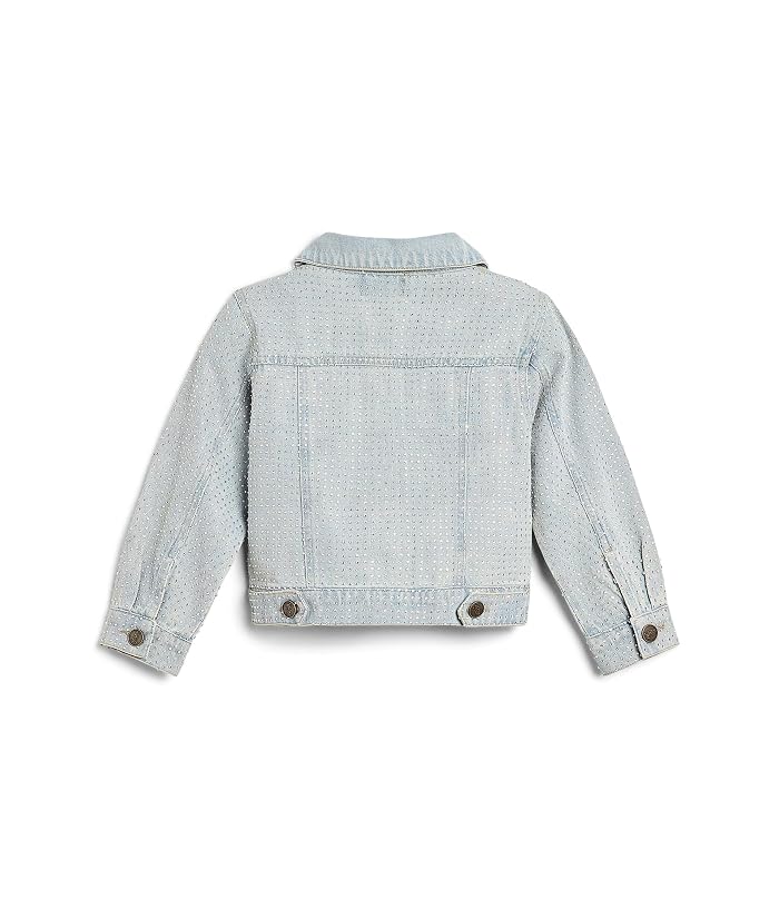 Lola and The Boys Sparkle Crystal Denim Jacket (Little Kid) - Image 2