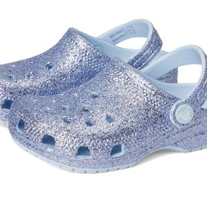 Crocs Kids Classic Glitter Clogs (Toddler)